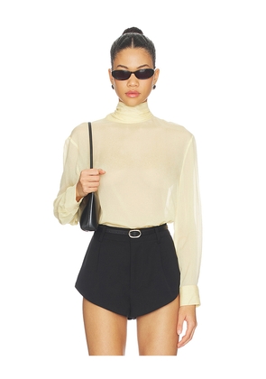 Rue Sophie Celine Blouse in Yellow. Size L. Also in M, S, XS.