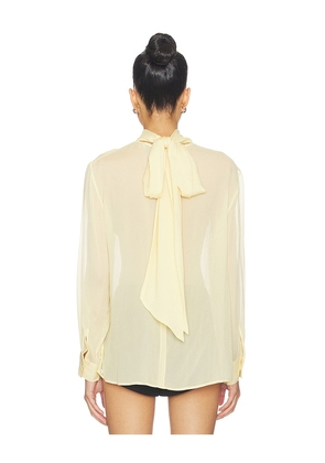 Rue Sophie Celine Blouse in Yellow. Size L. Also in S, XS, M.