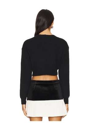 MORE TO COME Destiny Cardigan Sweater in Black. Size M. Also in XS, S, L.