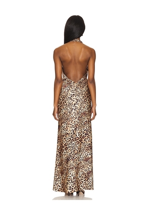Lovers and Friends Raven Maxi Dress in Brown. Size S. Also in M.