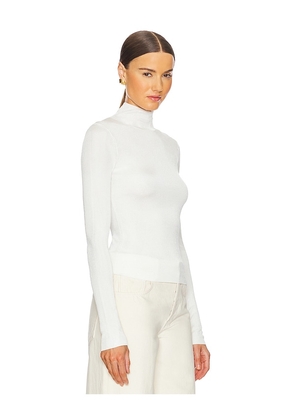 L'Academie Syndi Knit Top in Ivory. Size L. Also in XS, S, M, XL.