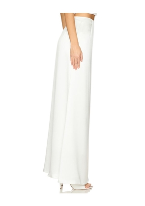 Mariandree Gaitan Annalise Silk Skirt in White. Size M. Also in L.