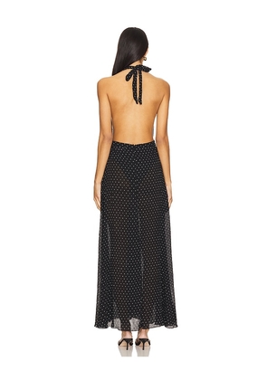 LIONESS District Maxi Dress in Black. Size M. Also in XS, S, L, XL, XXL.