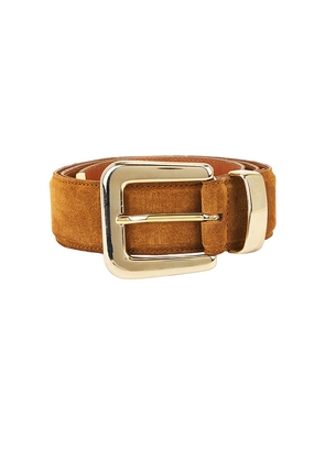 LAMARQUE Suede Belt in Tan. Size M. Also in S, XS, L.