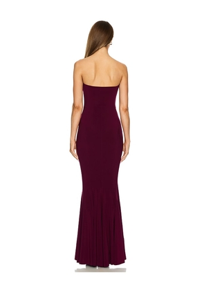 Norma Kamali x REVOLVE Strapless Fishtail Gown in Purple. Size M. Also in XS, S, L, XL.