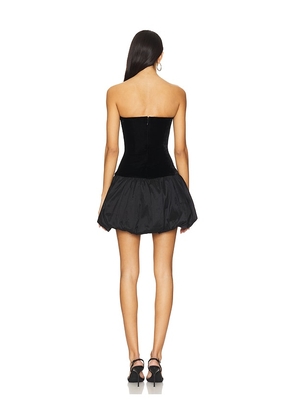 MAJORELLE Juliette Mini Dress in Black. Size S. Also in XS, M, XL.