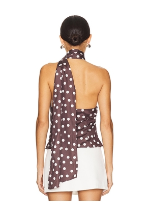 MORE TO COME Rialta Top in Brown. Size M. Also in L, S, XL, XS, XXS.