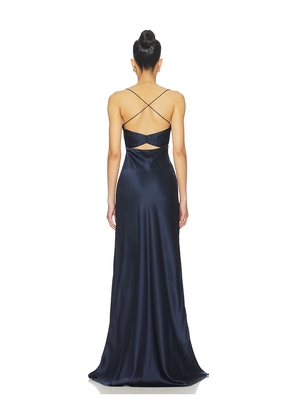 The Sei Cut Out Bias Gown in Navy. Size 2. Also in 4, 6.