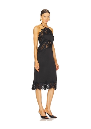 L'Academie Adira Midi Dress in Black. Size M. Also in XS.