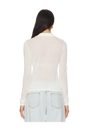 LIONESS Banks Long Sleeve Top in Ivory. Size M. Also in XXS, XS, S, L, XL, XXL.