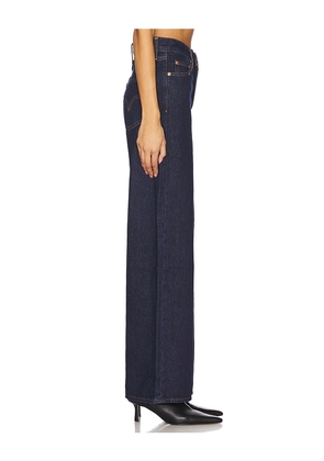 LEVI'S Ribcage Wide Leg Jeans in Blue. Size 24. Also in 25, 26, 27, 28, 29, 30, 31, 32.