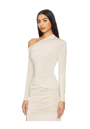 LBLC The Label Amina Top in Beige. Size S. Also in M.