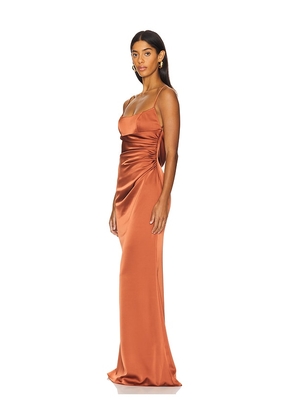 Katie May Melanie Dress in Rust. Size M. Also in S, XXS, XS.