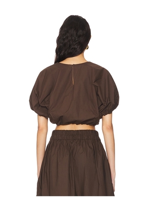 MIKOH Opihi Top in Brown. Size 2/M. Also in 3/L.