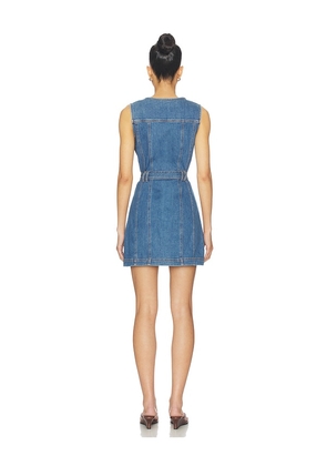 PAIGE Maxine Mini Dress in Blue. Size 0. Also in 2, 8.