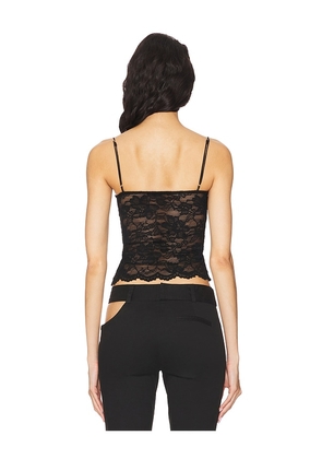 LIONESS Yves Cami in Black. Size M. Also in XS, S, L, XL, XXL.