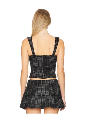 MAJORELLE Sabella Top in Black. Size M. Also in L, XL.