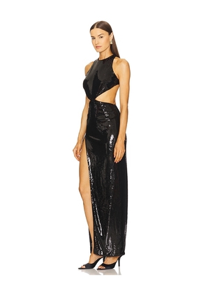Michael Costello x REVOLVE Alethea Maxi Dress in Black. Size M. Also in S, L, XL.