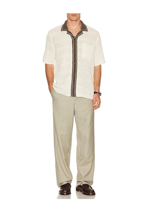 SAMSOE SAMSOE Sapercy Shirt in Cream. Size L. Also in S, M, XL/1X.