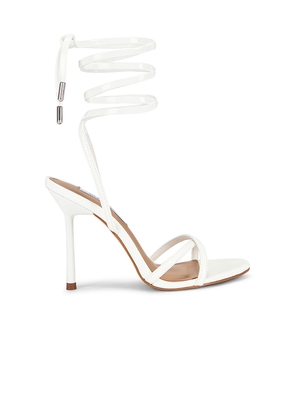 Steve Madden Nerie Strappy Heel in White. Size 10. Also in 6, 6.5, 7, 7.5, 8, 8.5, 9, 9.5.