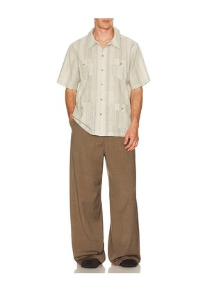 STAN RAY Mexicali Short Sleeve Shirt in Green. Size L. Also in S, M, XL/1X.