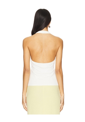 LSPACE Callie Halter Top in White. Size XL. Also in L.