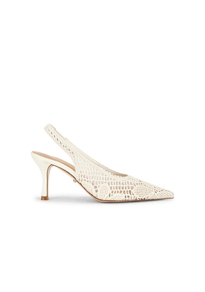 RAYE Maia Slingback Pump in Cream. Size 10. Also in 5.5, 6, 6.5, 7, 7.5, 8, 8.5, 9, 9.5.