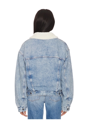 LEVI'S 90s Sherpa Trucker in Blue. Size M. Also in L, S, XL, XS.