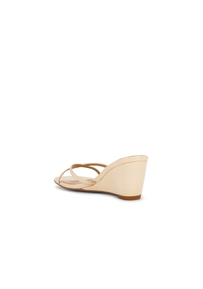 RAYE Clarice Wedge in Beige. Size 10. Also in 7.5, 8.