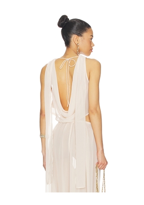 Shani Shemer Shir Top in Nude. Size L. Also in M, S, XS.