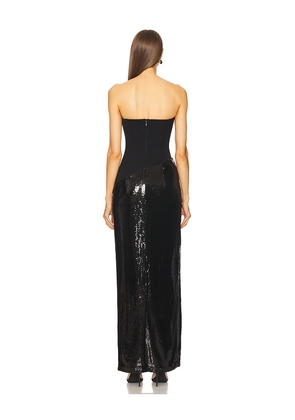 Michael Costello x REVOLVE Akosia Gown in Black. Size M. Also in XXS, XS, S, L.