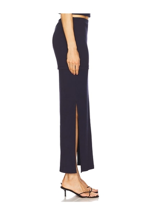 LNA Lora Ribbed Skirt in Navy. Size XL. Also in XS.
