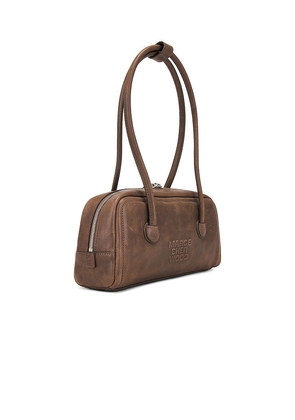 MARGESHERWOOD Soft Boston Bag in Brown.