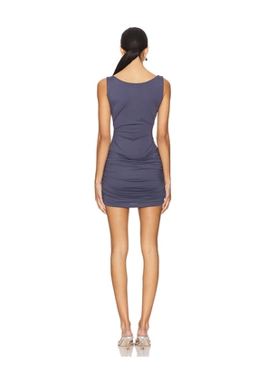 LIONESS Rendezvous Mini Dress in Grey. Size M. Also in L, XL, XXL.