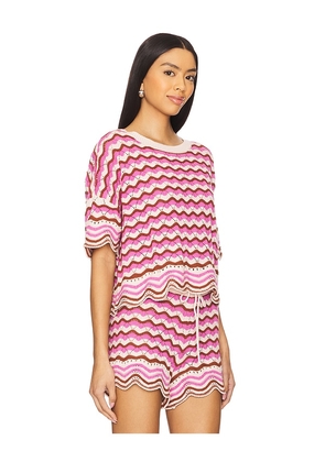 LSPACE Sunchaser Top in Pink. Size M. Also in L, XL.
