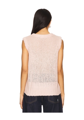 Lovers and Friends Poppie Sweater Vest in Rose. Size M. Also in XS, S, L.