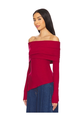 Lovers and Friends Dex Top in Burgundy. Size S. Also in L, M, XS, XXS.