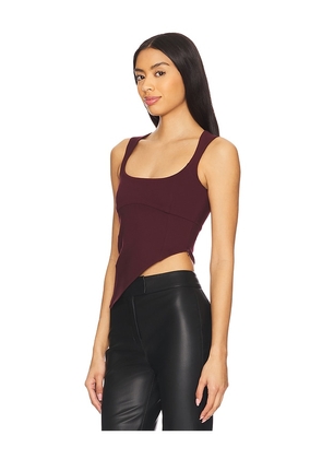 Lovers and Friends Penn Top in Burgundy. Size XL. Also in S, XS.