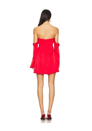 MORE TO COME Regina Off Shoulder Dress in Red. Size M. Also in XXS, XS, S, L.