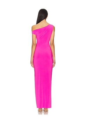 Norma Kamali x REVOLVE Drop Shoulder Fitted Gown in Pink. Size M. Also in S.