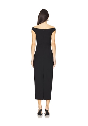 Michael Costello x REVOLVE Rubina Midi Dress in Black. Size M. Also in XS, S, L.