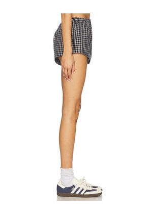 Lovers and Friends Flutter Boxer Short in Navy. Size M. Also in XXS, XS.