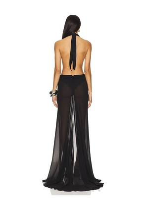 NBD Vera Maxi Dress in Black. Size M. Also in L, XL.
