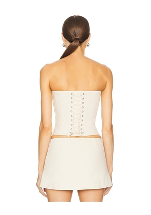 LOBA Madonna Corset in Ivory. Size M. Also in XS, XL.