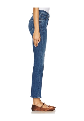 MOTHER Petite Lil' Insider Flood in Blue. Size 26P. Also in 25P, 30P.