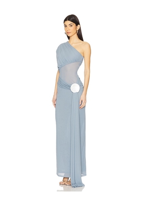 Lovers and Friends Lea Gown in Blue. Size M. Also in S, XL.
