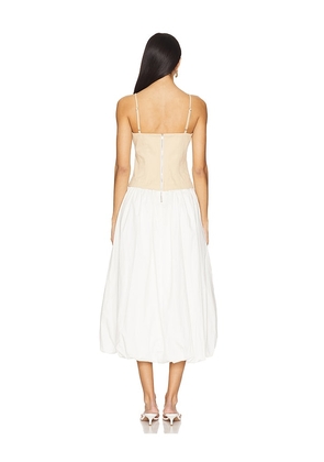 Line & Dot Anthia Dress in White. Size M. Also in S, XS.