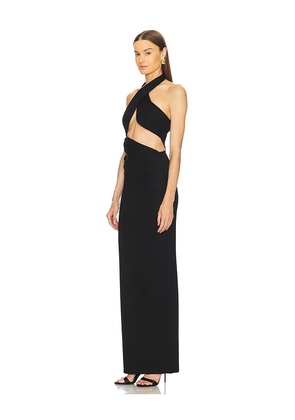 Michael Costello x REVOLVE Victoria Gown in Black. Size M. Also in L, XL.