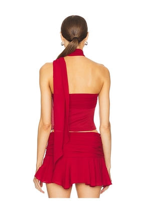 LOBA Monica Corset in Red. Size M. Also in XS, S, L, XL.