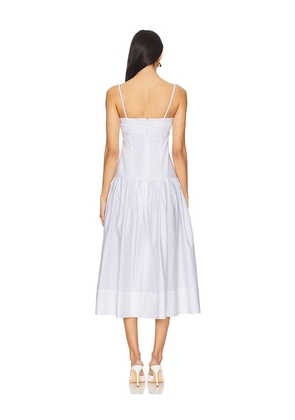 LPA Katya Midi Dress in White. Size M. Also in XS, S, L, XL.